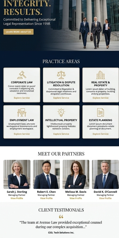 Law firm website