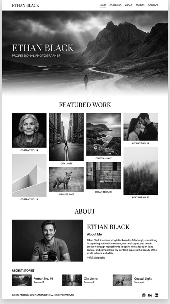 Photography website