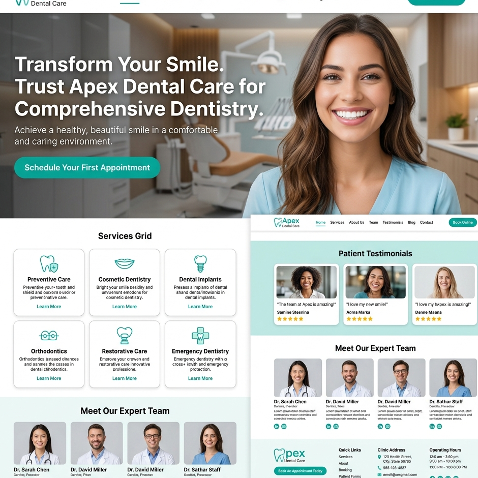 Dental clinic website